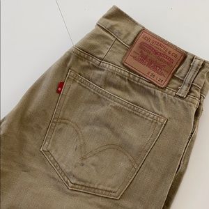 Men’s Levi’s jeans 36x34 sand/camel color